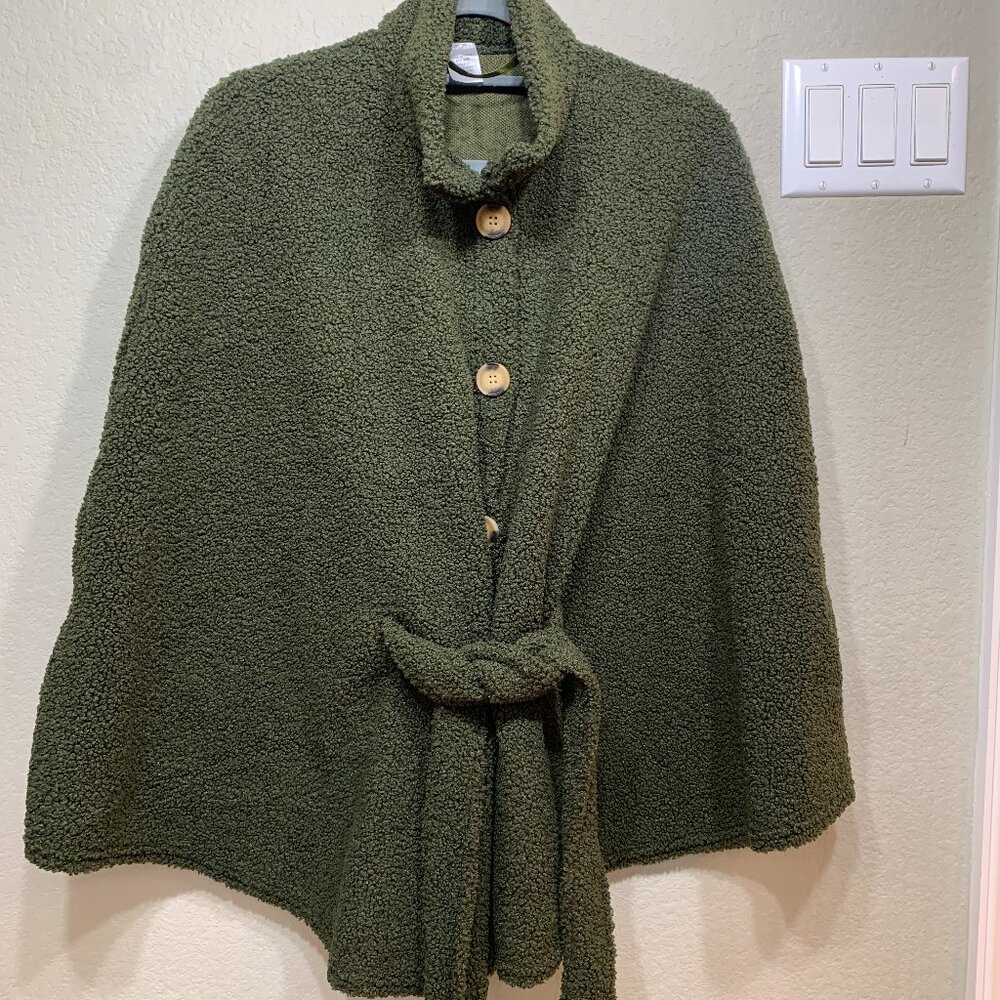 Green Sweater Coat (OS)